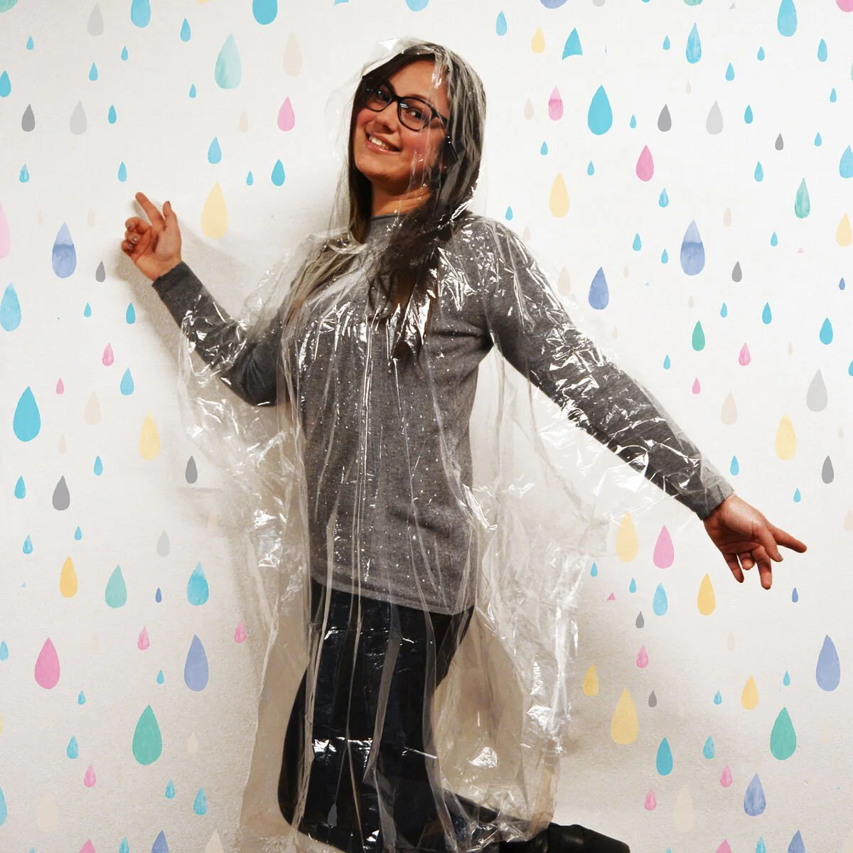 Sos Rain - Disposable Poncho With Hood - Image 2