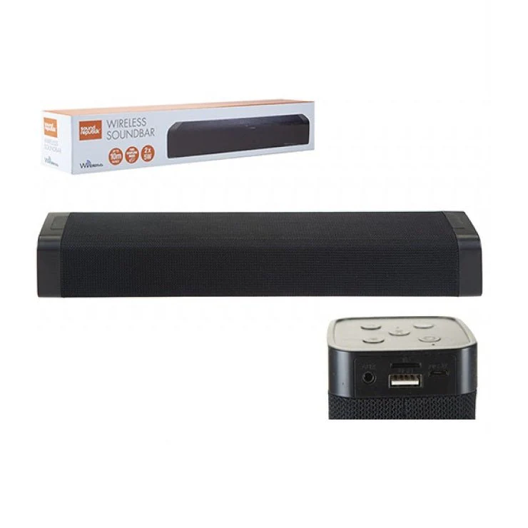 Sound Republik 10W Wireless Soundbar 40 x 7 x 7cm