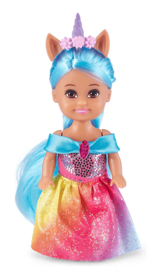 Sparkle Girlz 4.7" Unicorn Princess Cupcake Assortment - Image 2