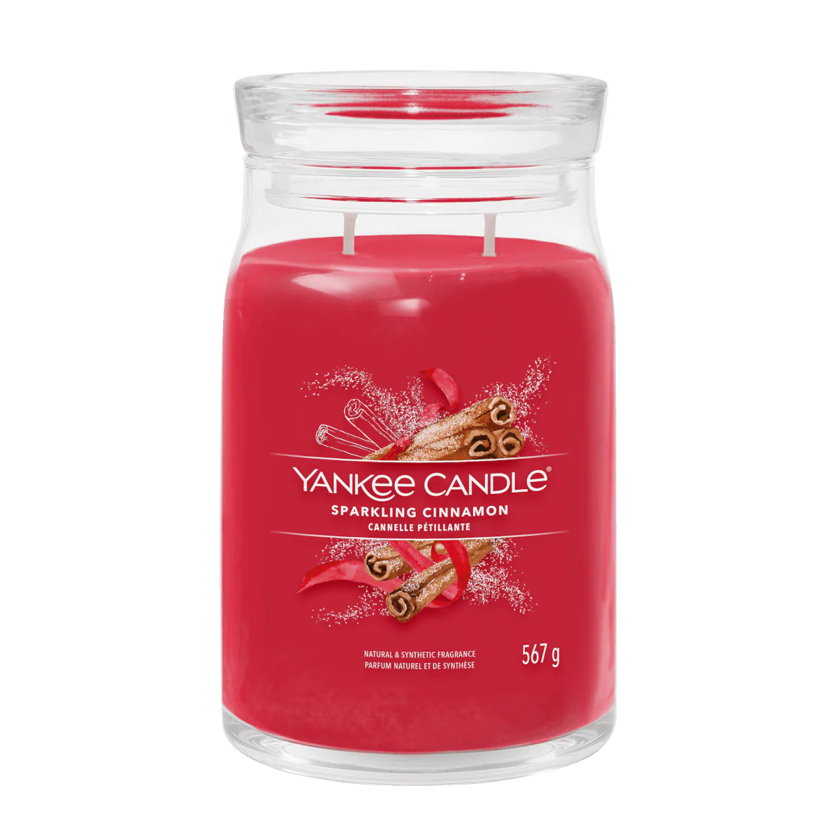 Sparkling Cinnamon Signature Large Jar Yankee Candle 567g