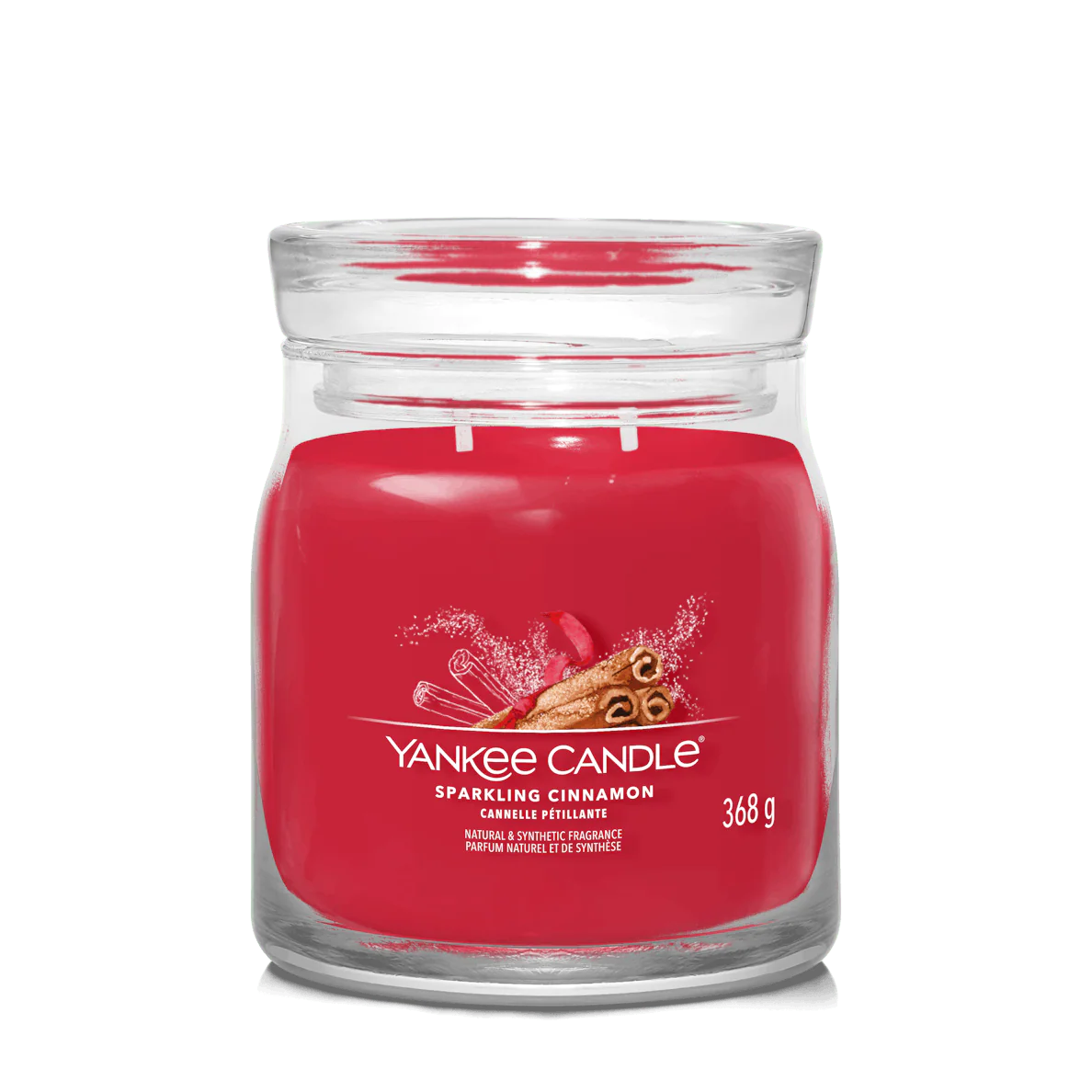 Sparkling Cinnamon Signature Medium Jar Yankee Candle 368g