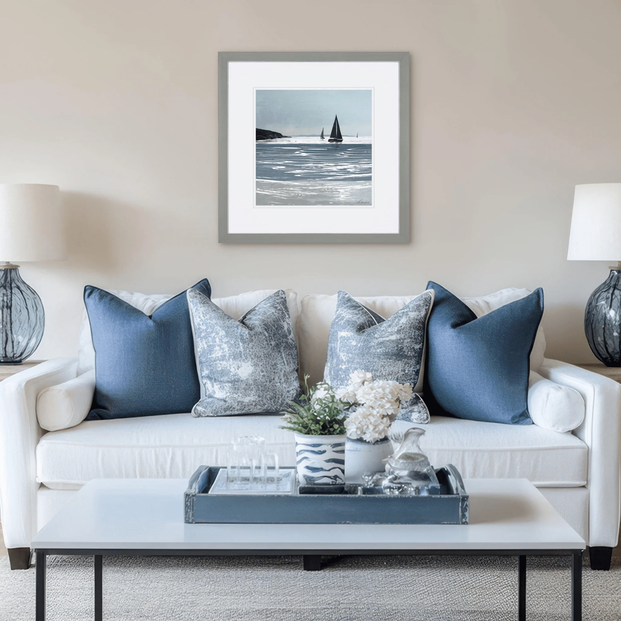 Sparkling Sand Framed Wall Art - Image 2