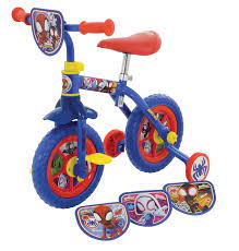 Spidey & His Amazing Friends Switch It Multi Character 2In1 Training Bike