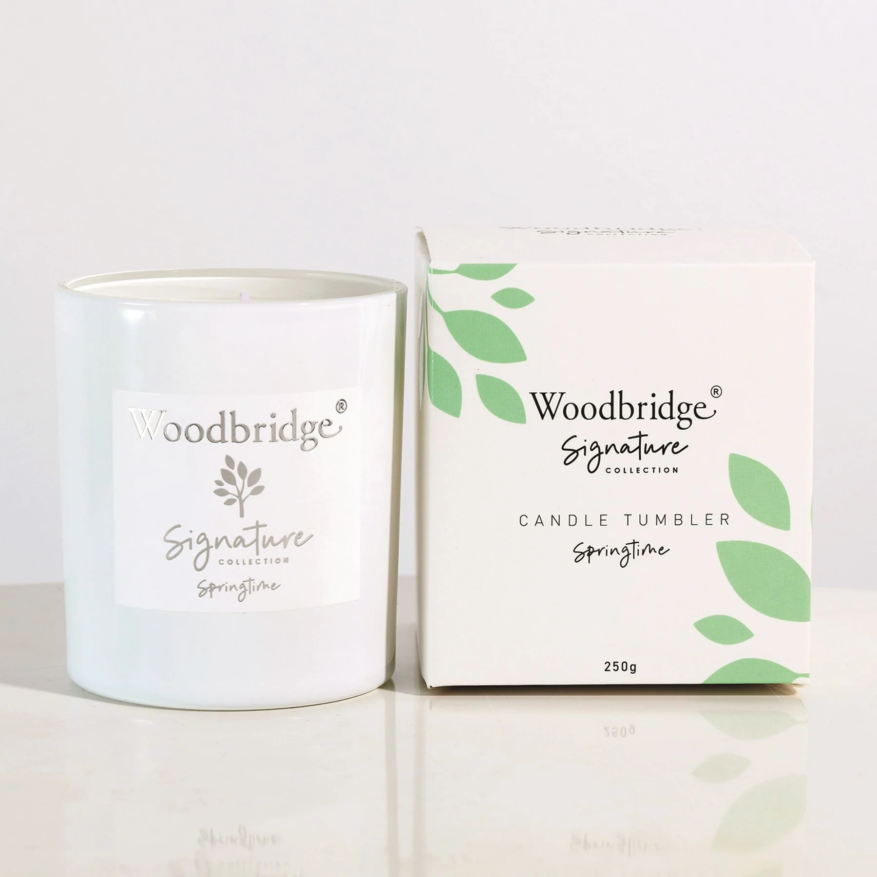 Springtime Boxed Tumbler Candle by Woodbridge 250g