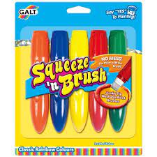 Squeeze N Brush - 5 Classic Colours