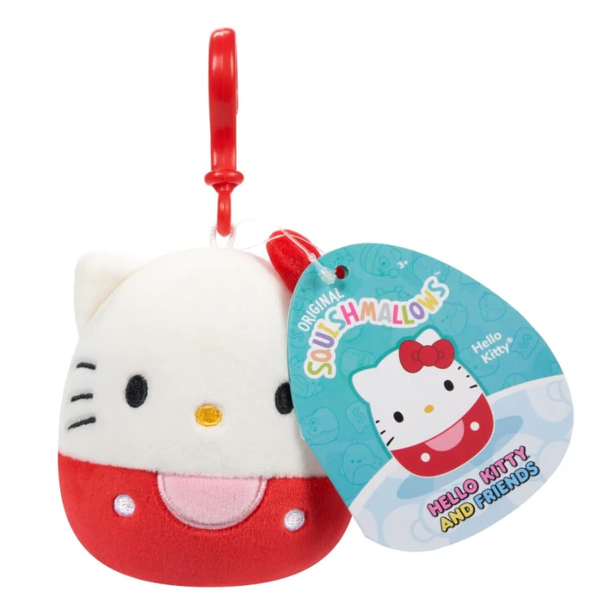 Squishmallows 3.5" Clip-on - Hello Kitty and Friends Classic Assortment