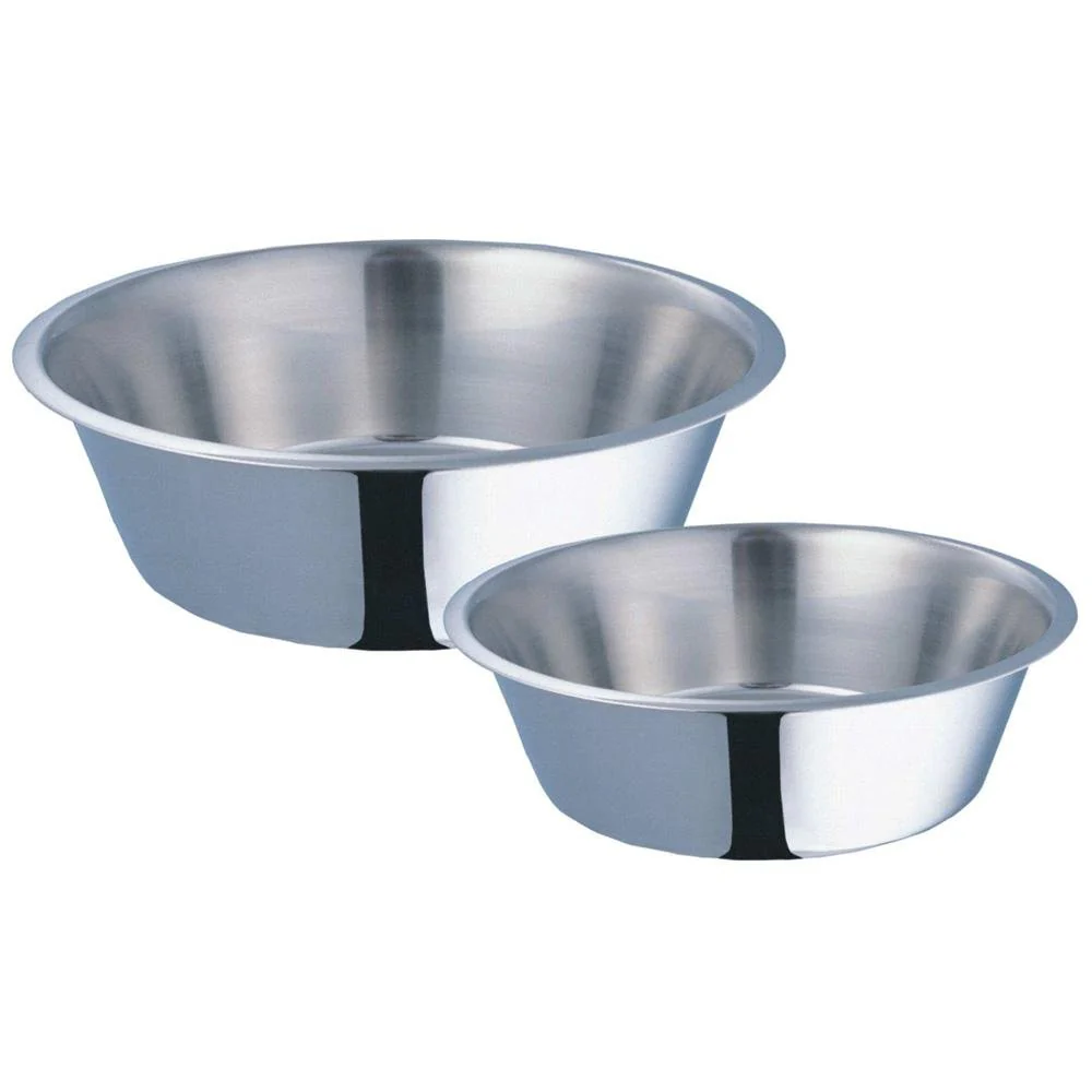 STAINLESS STEEL PET BOWL 6.5inch  1Quart