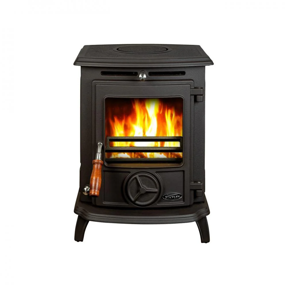 Stanley Oisín Eco Non-Boiler Matt Black Stove - 6.4kw