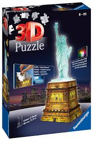 Statue Of Liberty Night Edition 3D Puzzle 216Pc Puzzle
