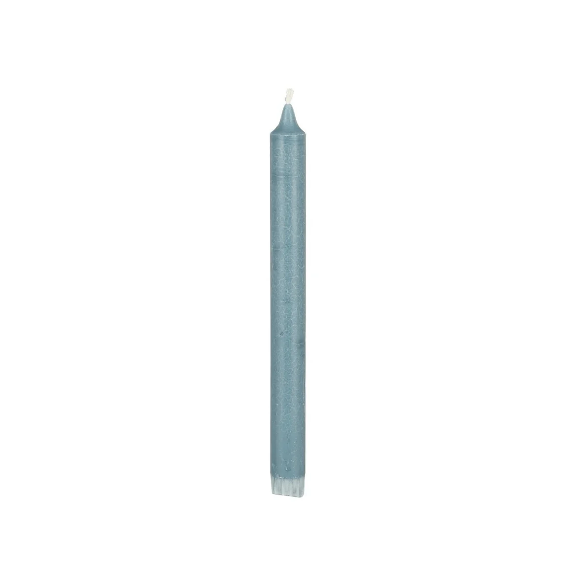 Stearin Single Dinner Candle 25cm Blue