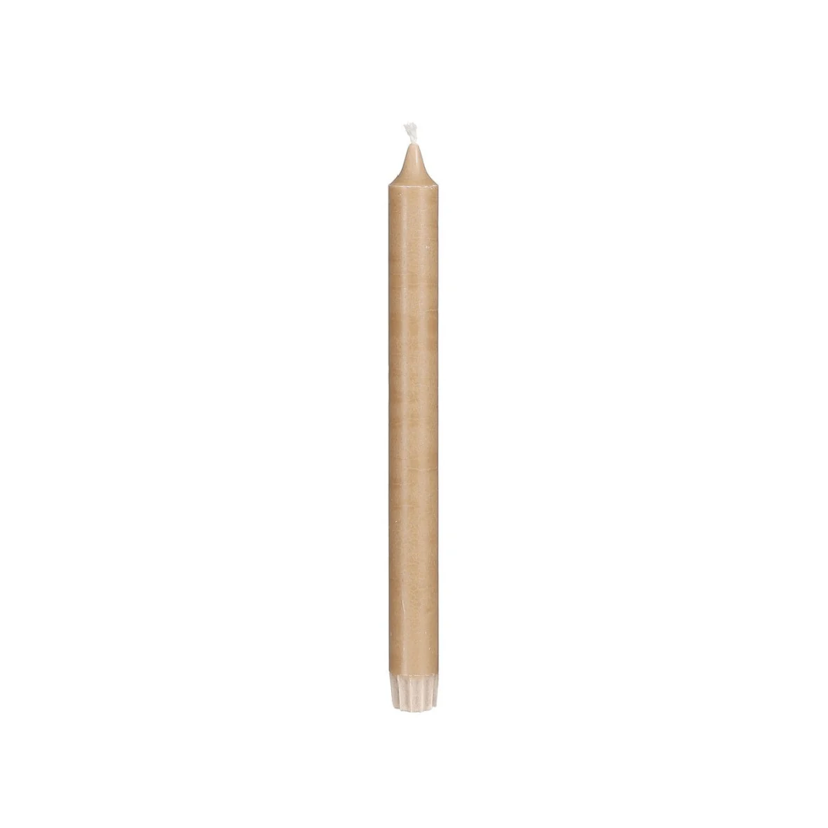 Stearin Single Dinner Candle 25cm Cream