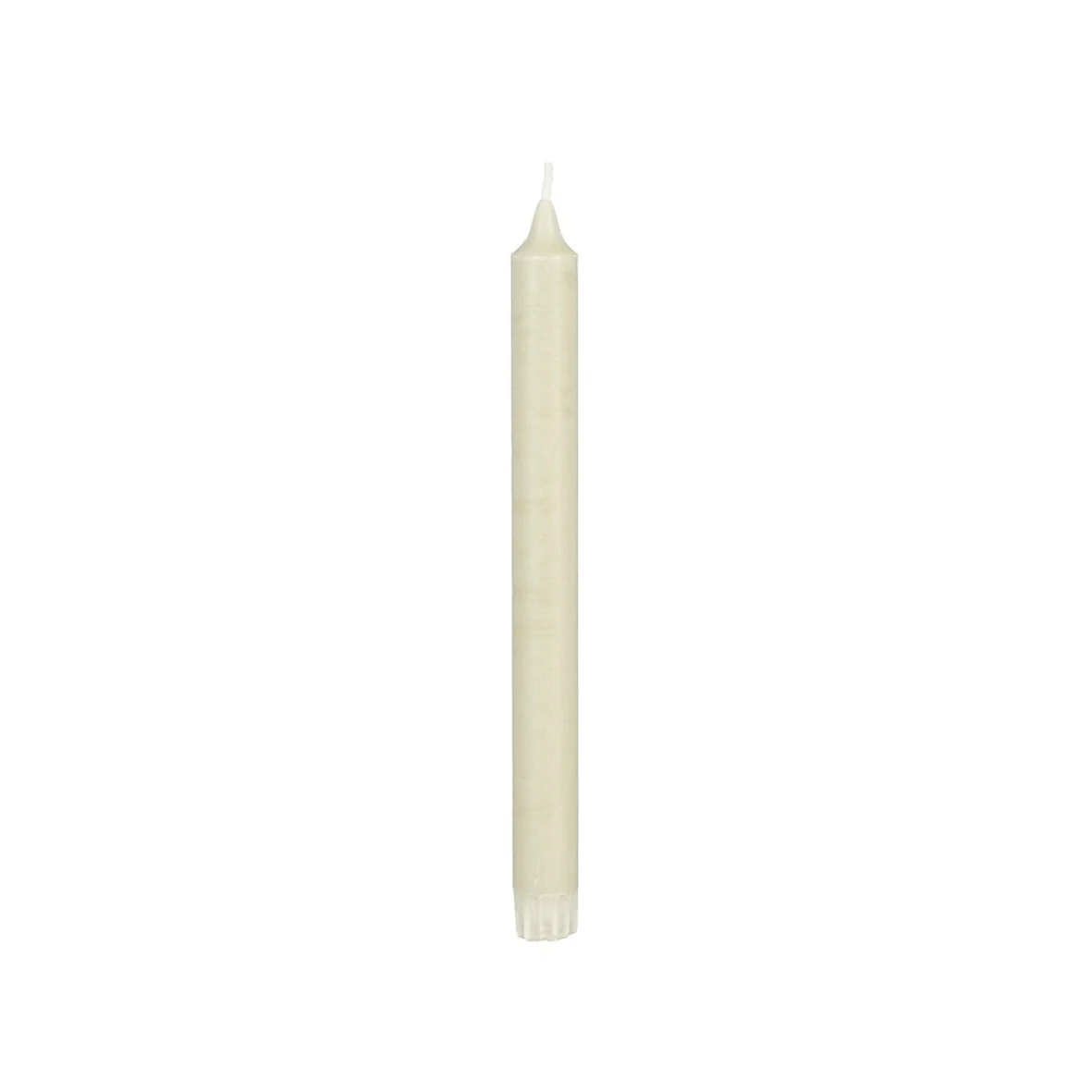 Stearin Single Dinner Candle 25cm Light Green