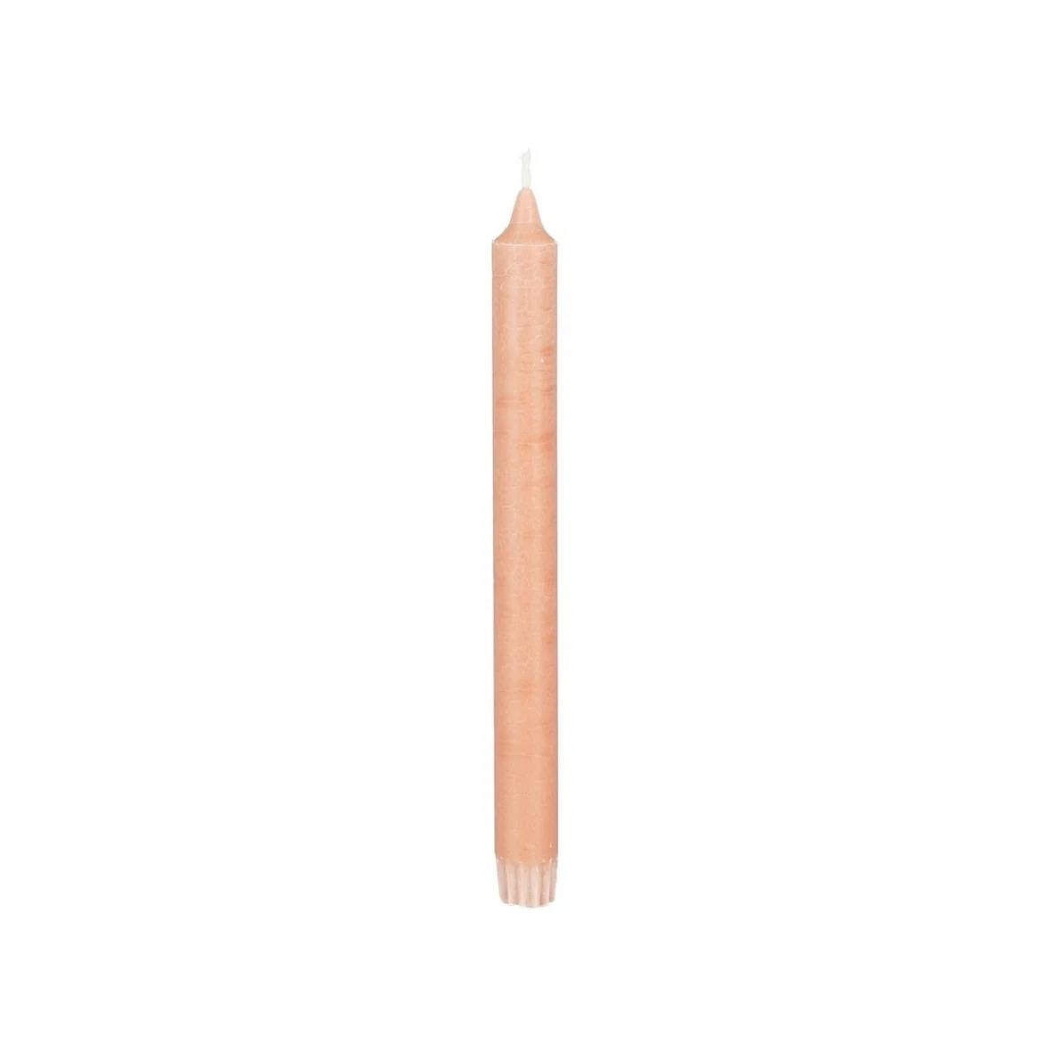 Stearin Single Dinner Candle 25cm Light Pink