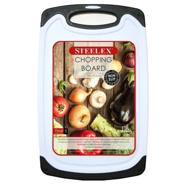 Steelex Plastic Chopping Board 31.5 x 19.7cm