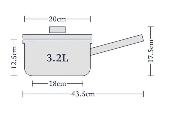Stellar 1000, Deep 20cm Saucepan, 3.2L - Image 3