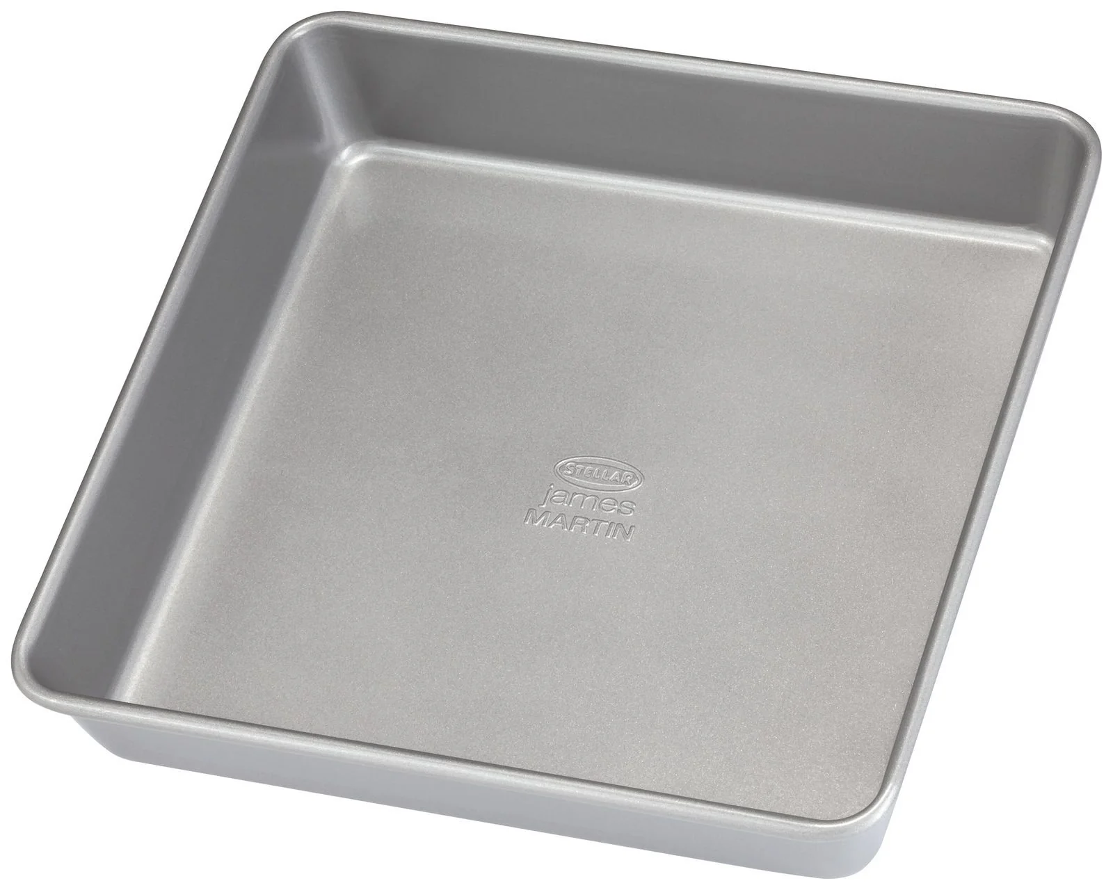 Stellar James Martin, Bakers Collection 23 x 23 x 4.5cm Square Cake Tin, Non-Stick