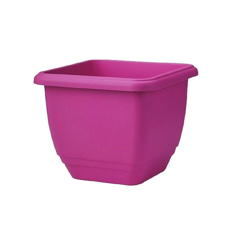 Stewarts 30cm Cherry Red Square Patio Planter - Image 3