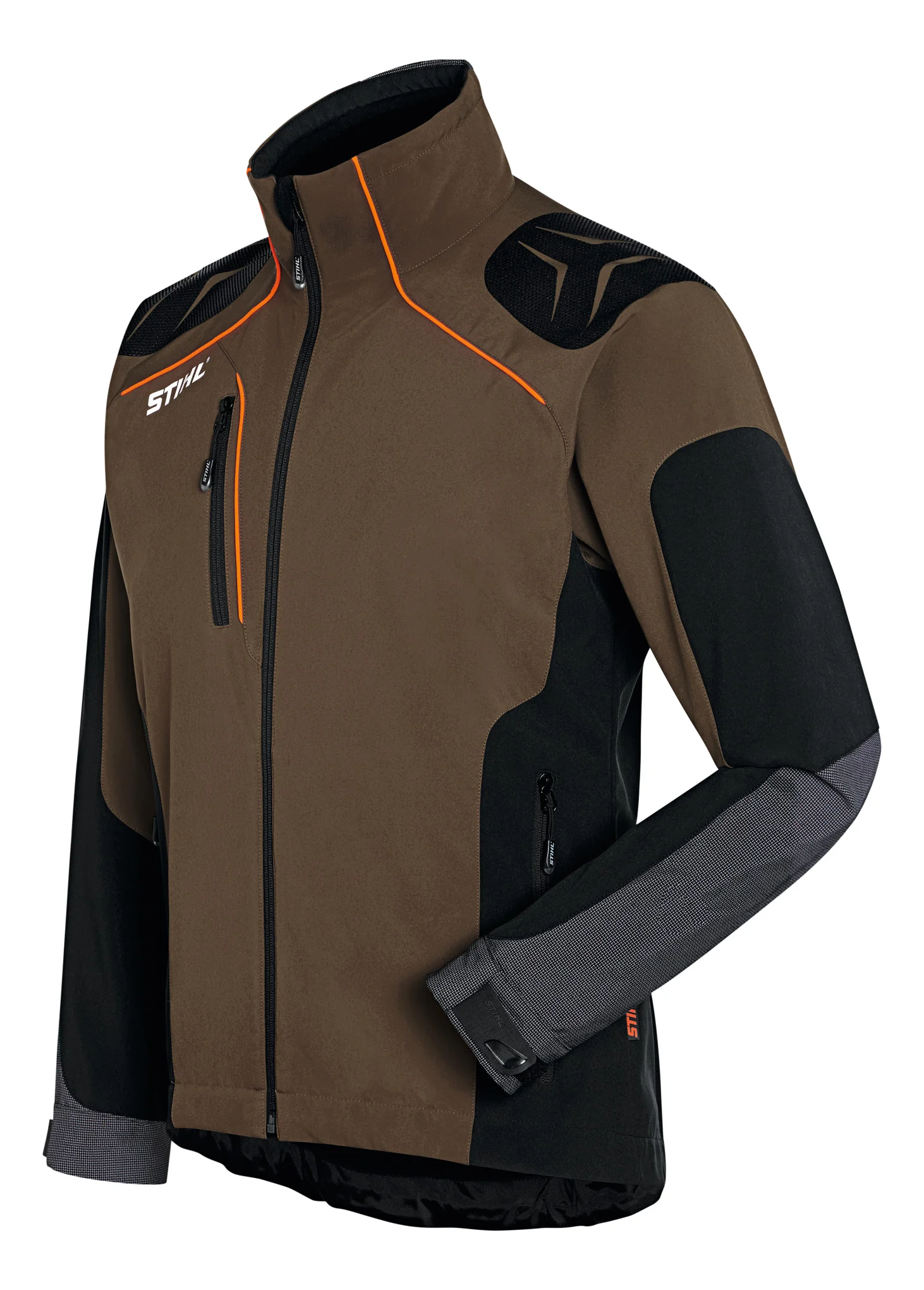 Stihl Advance X-Shell jacket - Peat / Black. Size Medium (Chest 39) - 883351104 - Image 2
