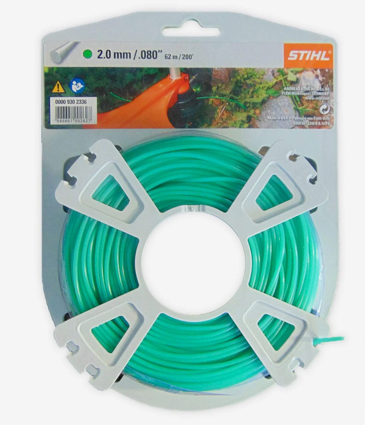 Stihl Nylon Line Green 2.0 X 60M 00009302336