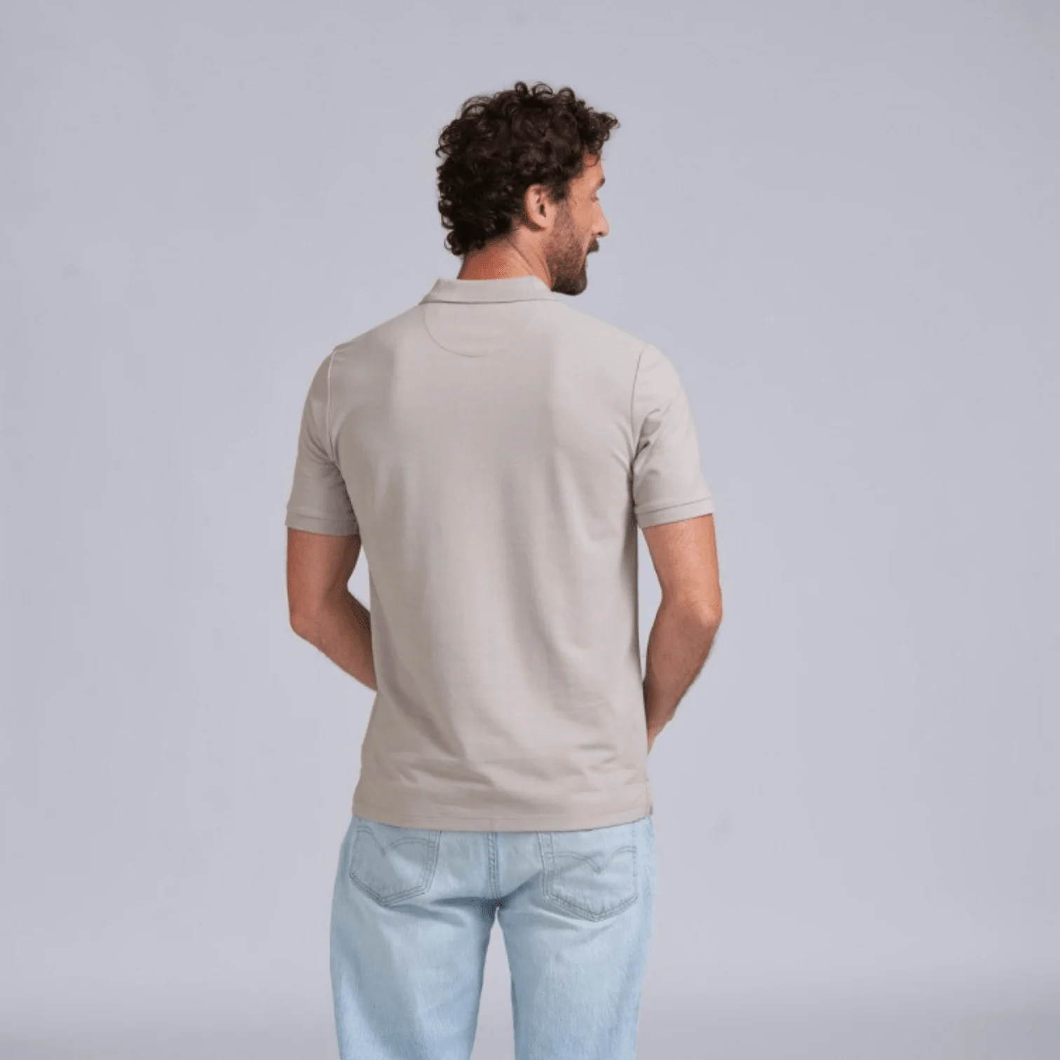 STIHL Polo Shirt Basic Grey XXL 04213011664 - Image 4