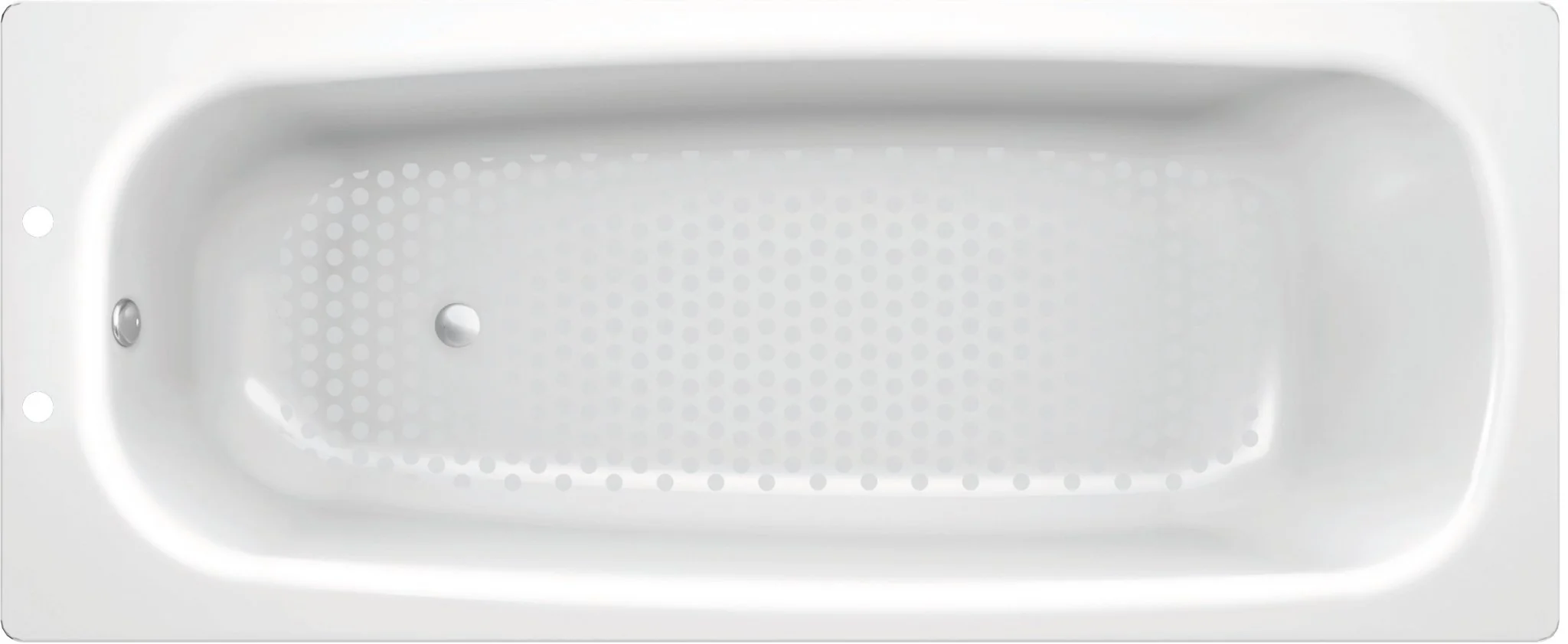 StrataSingle Ended Steel Bath with Anti Slip L 1500 x W 700mm x D 390mm