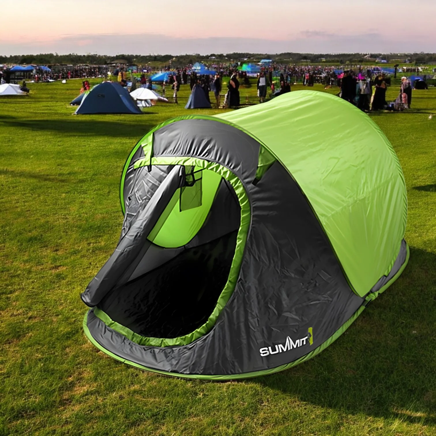 Summit Hydrahalt 2 Person Pop Up Tent - Lime Green