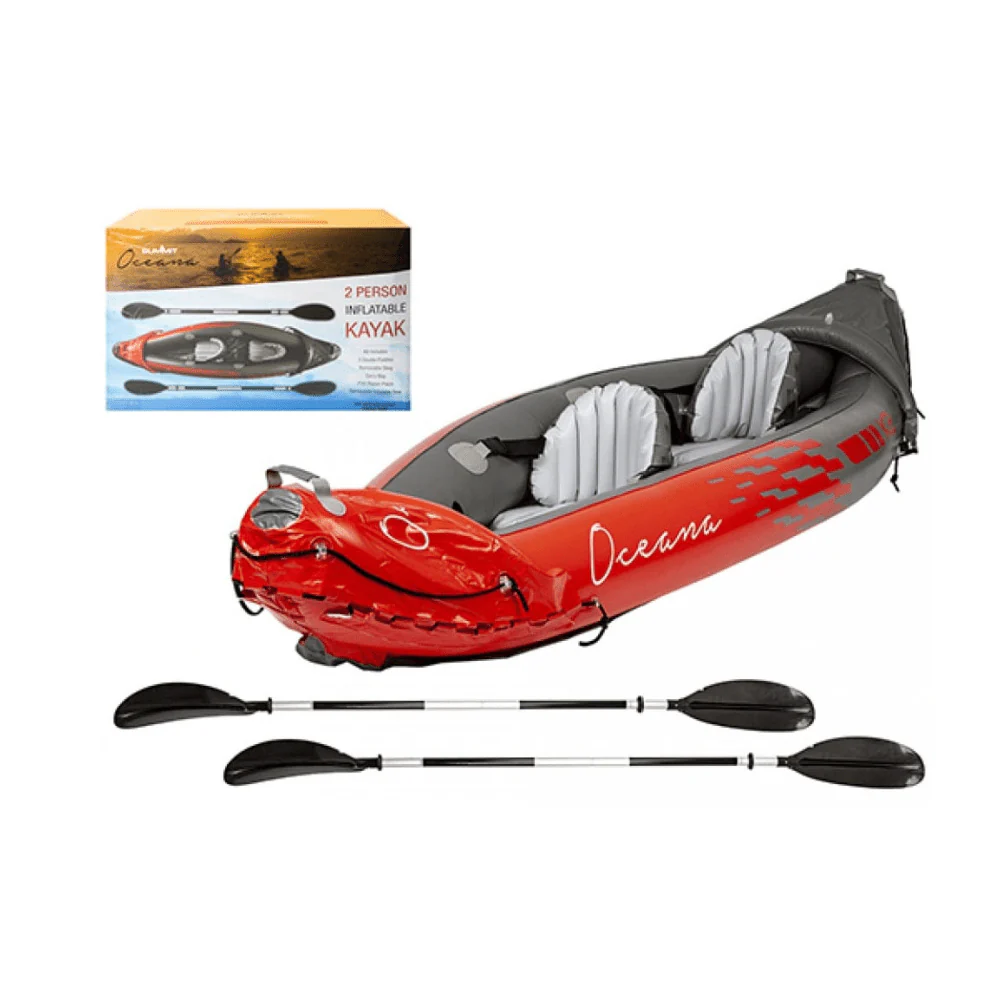Summit Oceana 2 Person Inflatable Kayak Red - Image 2