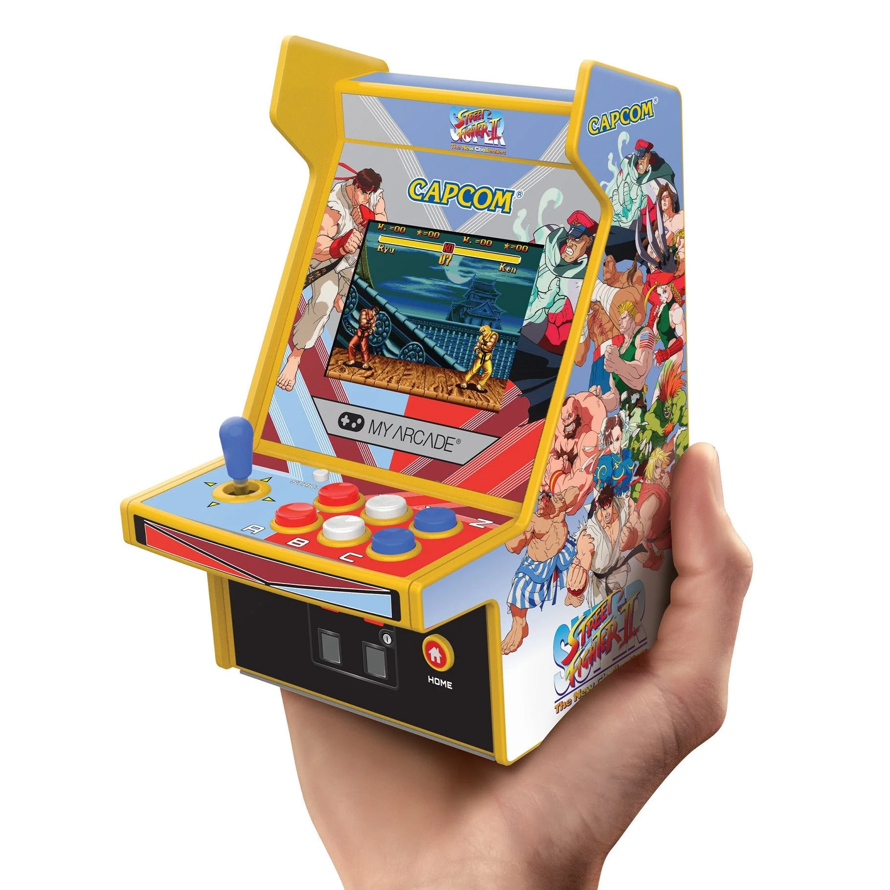 Super Street Fighter II Micro Player Pro 6.7" Portable Retro Arcade (2 Games In 1) - Image 7