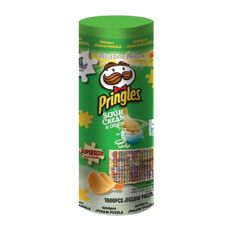 Supersized Jigsaw Puzzle Green Pringles 1000Pcs