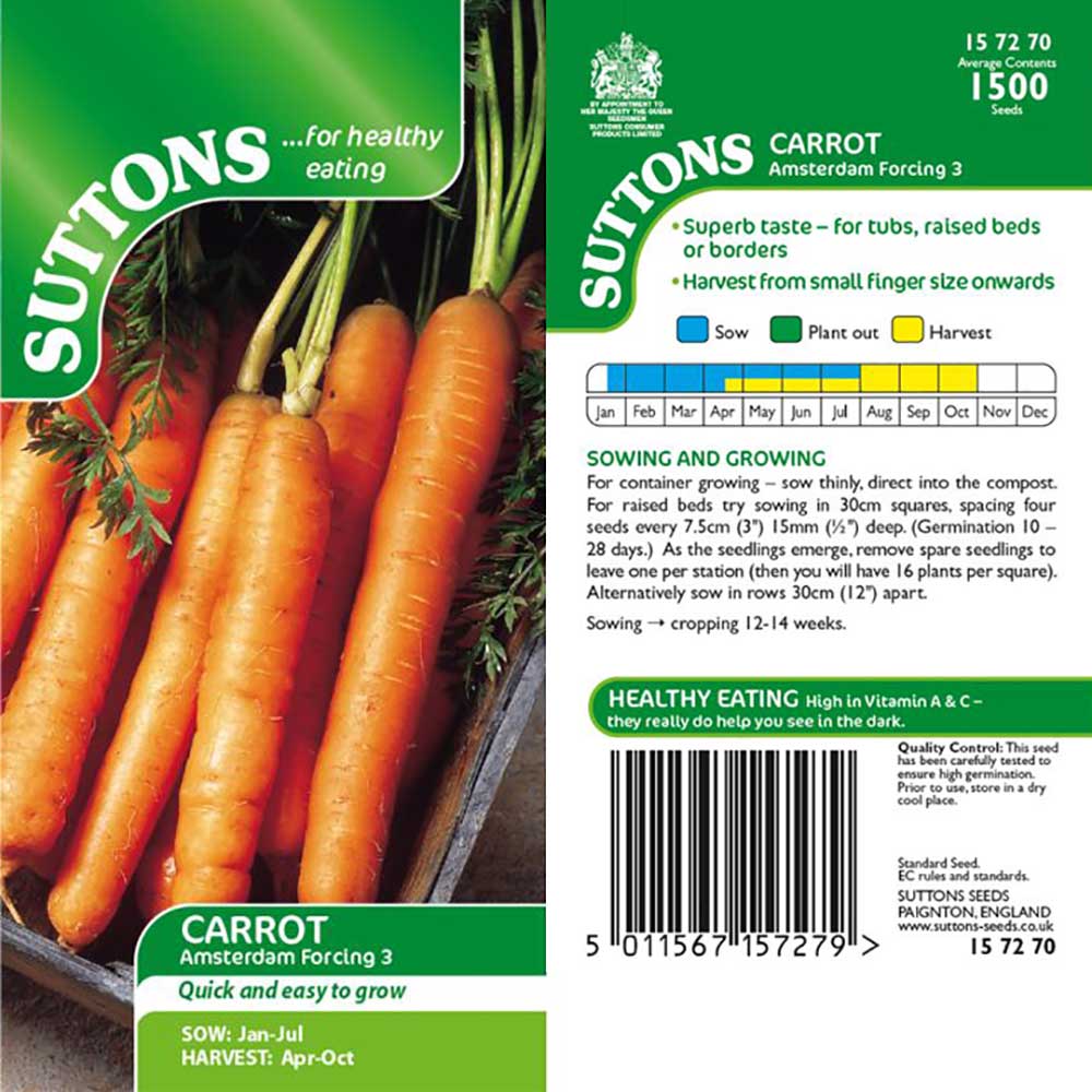 Suttons Carrot Amsterdam Forcing 3 157270
