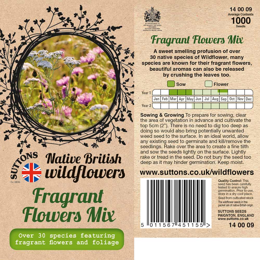 Suttons Fragrant Flowers Mix - Image 2