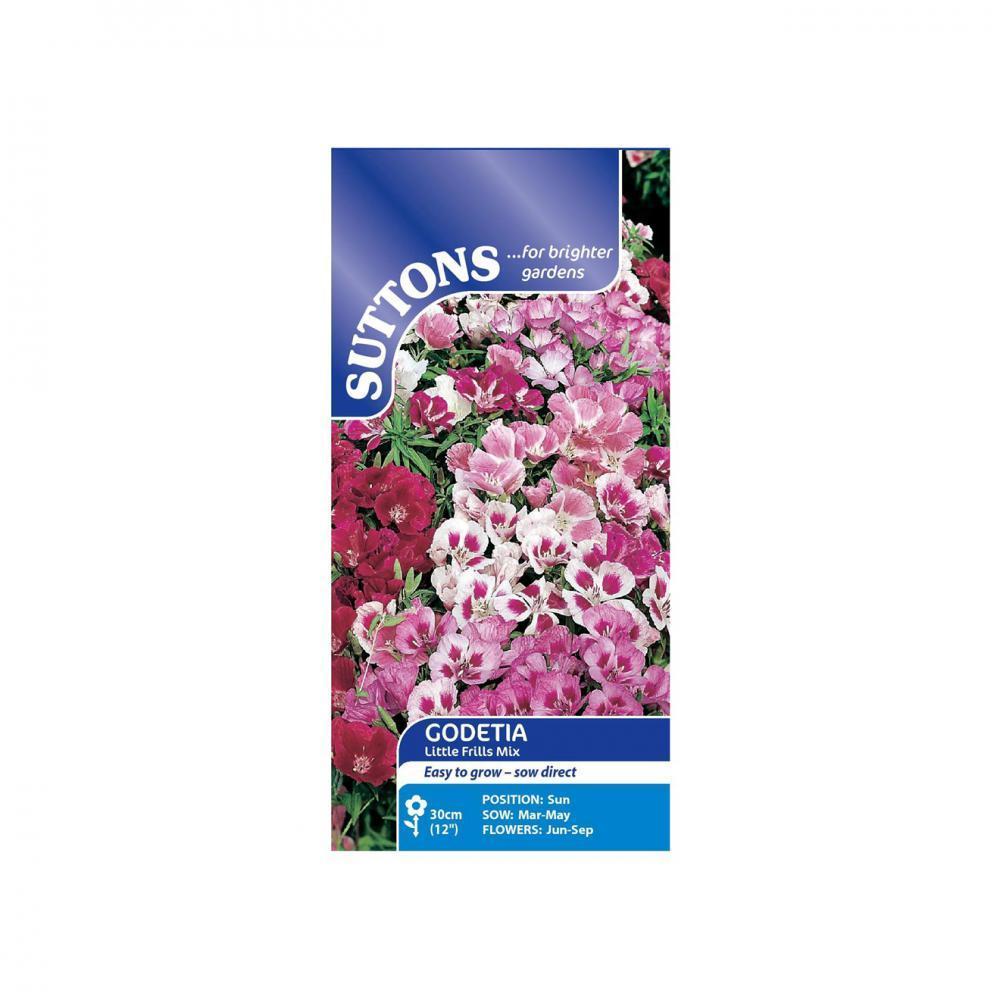 Suttons Godetia Little Frills Mixed 116688