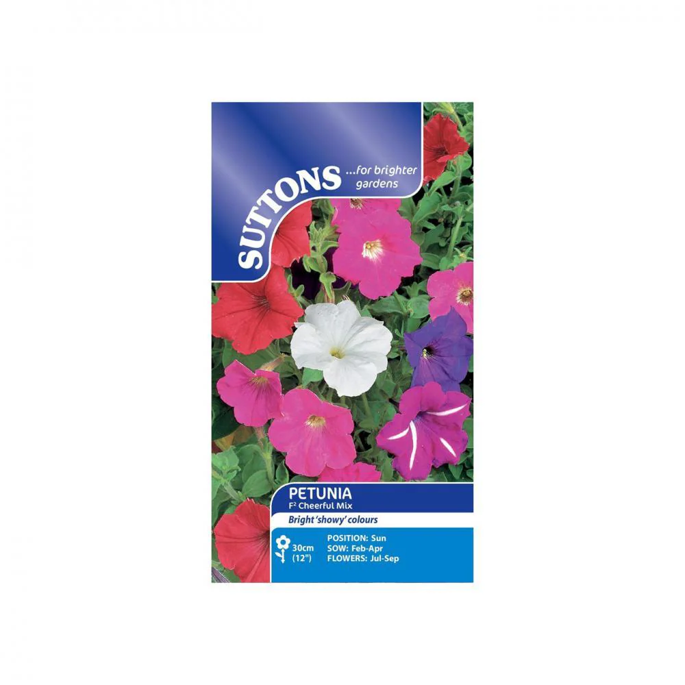 Suttons Petunia F2 Cheerful Mix 127512