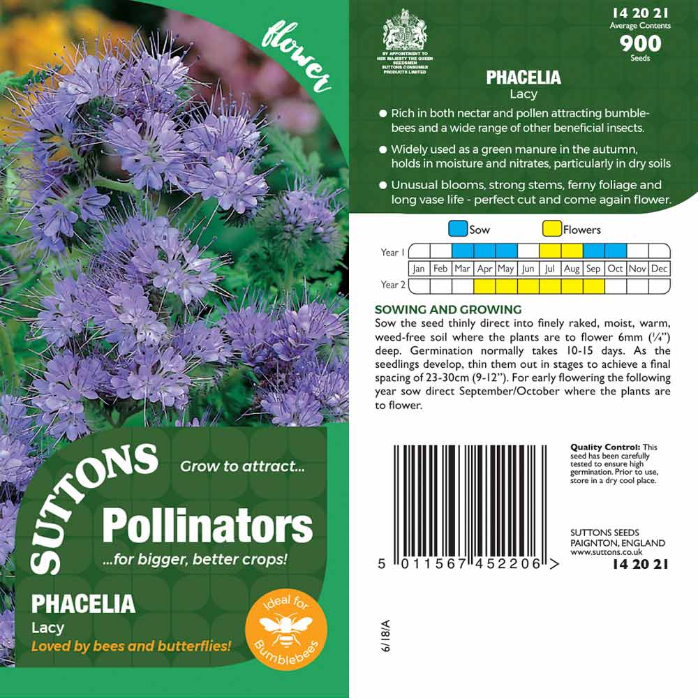 Suttons Phacelia Pp