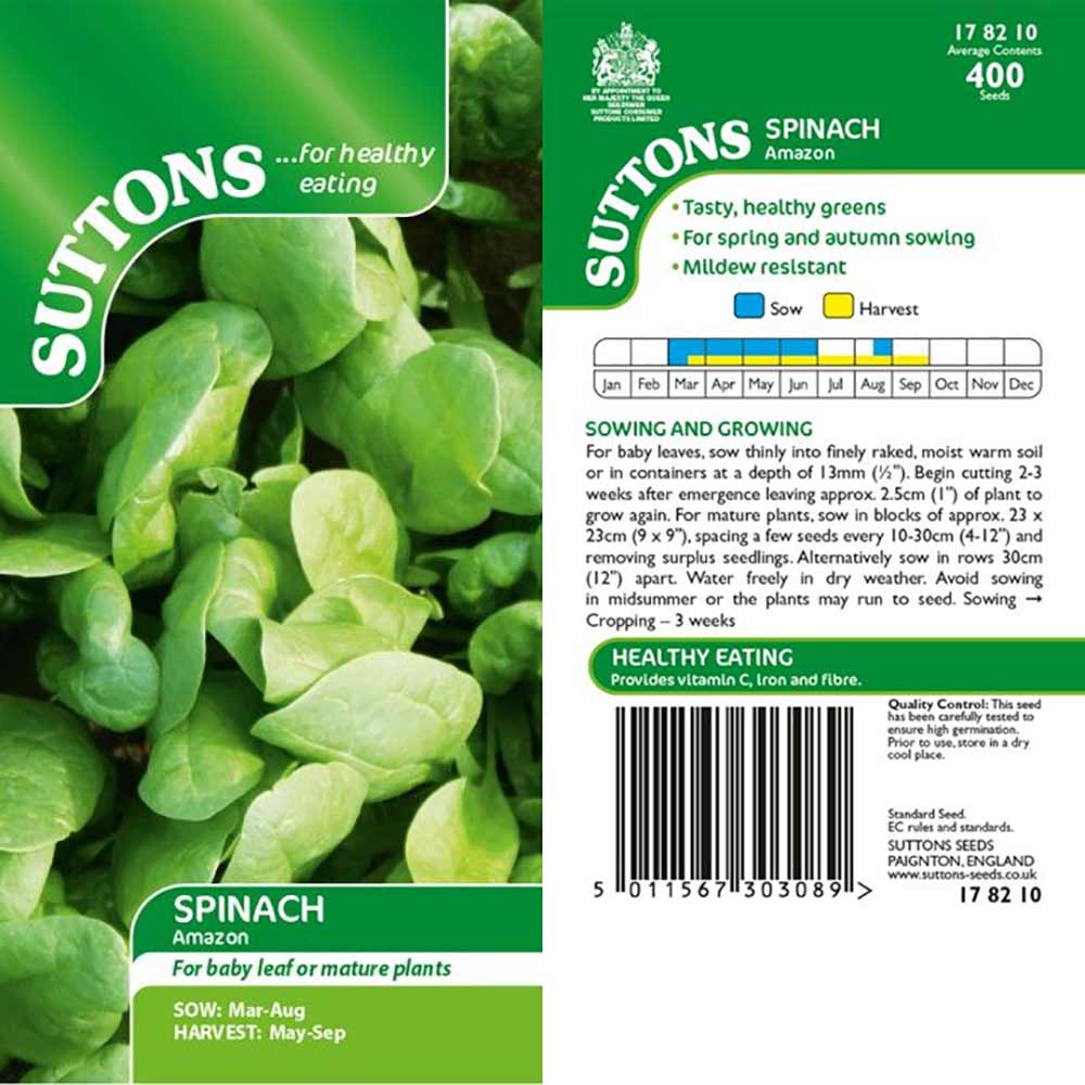 Suttons Spinach Amazon G178210