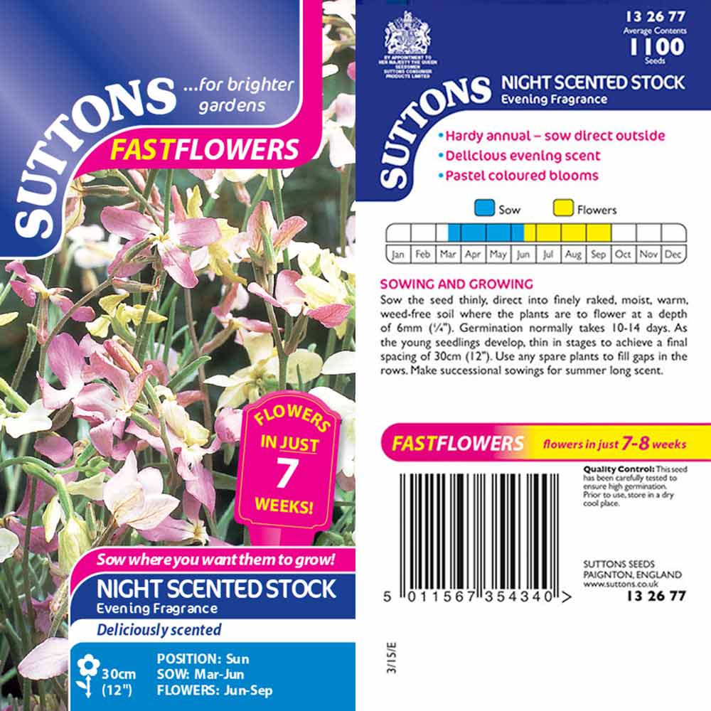 Suttons Stock Night Scented Evening Fragrance