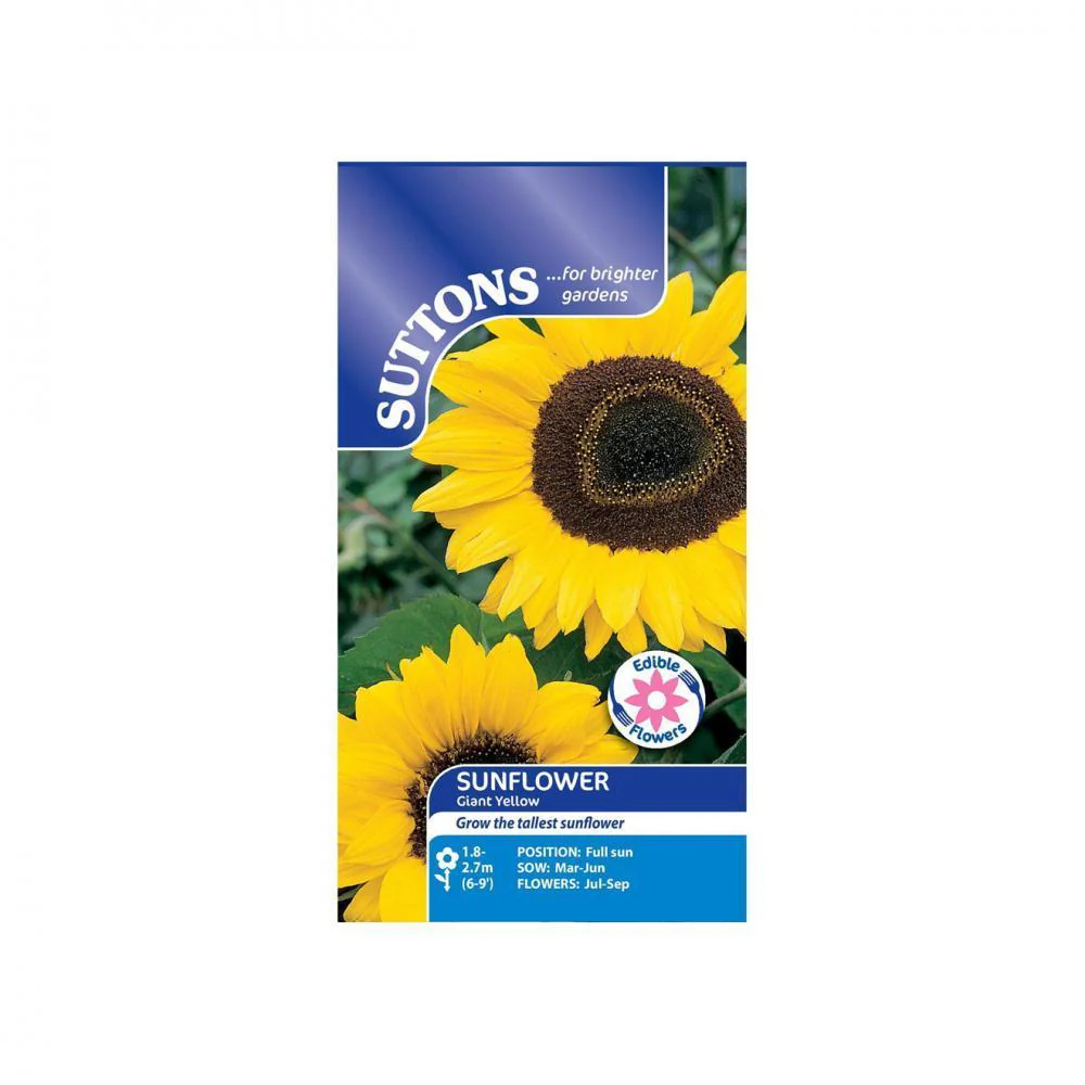 Suttons Sunflower Giant Yellow 133069