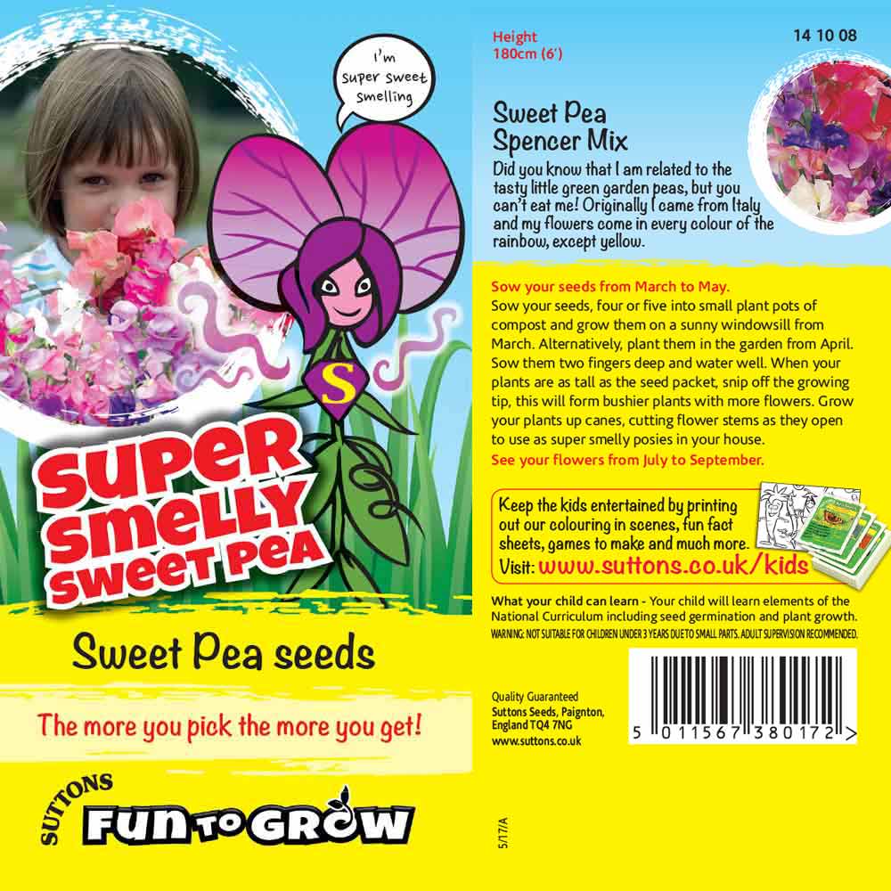 Suttons Super Smelly Sweet Pea Ftg