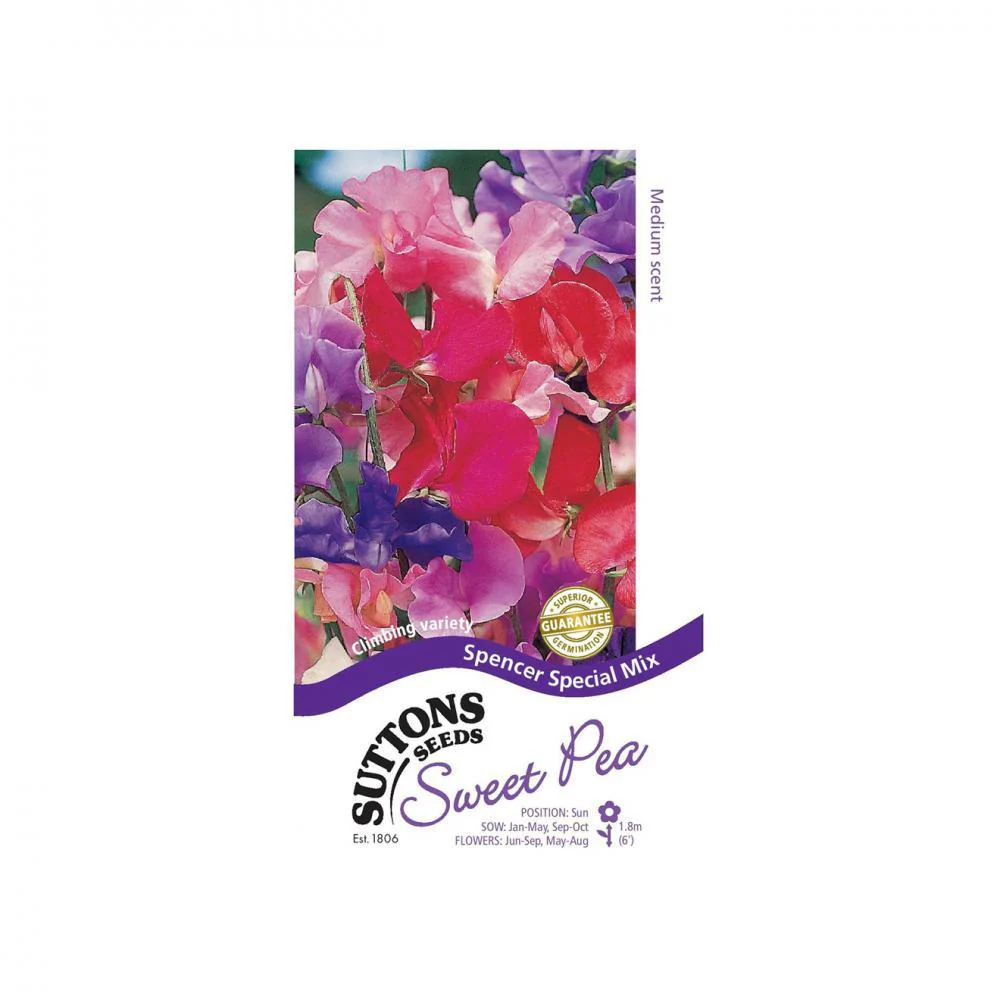 Suttons Sweet Pea Sm Spencer Vars 134250