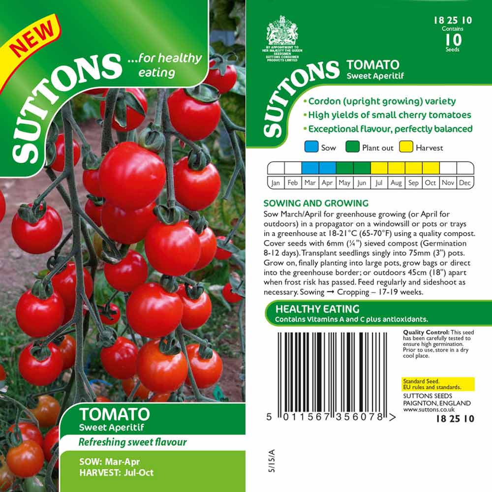Suttons Tomato Sweet Aperitif G182510 - Image 2