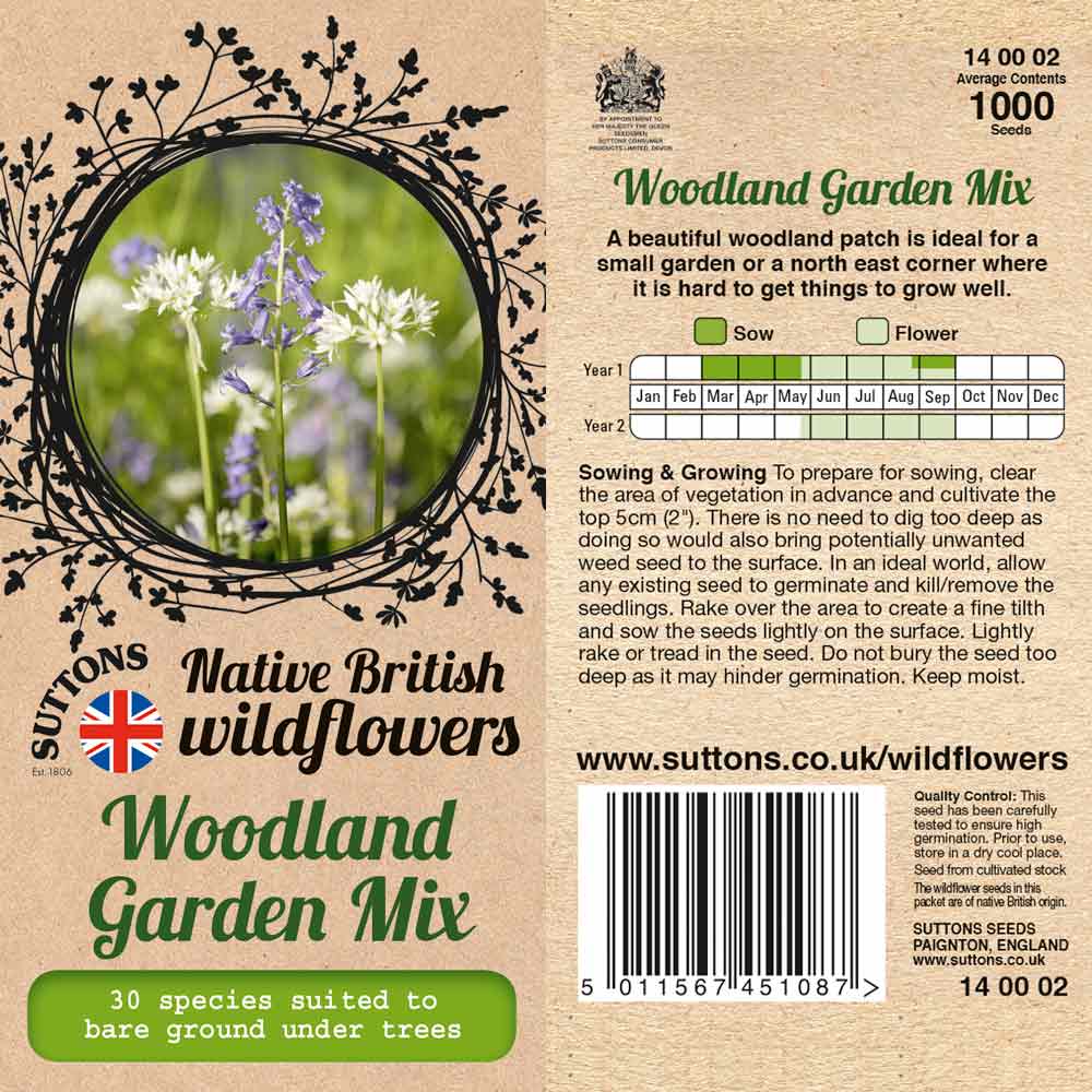 Suttons Woodland Garden Mix - Image 2
