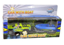 Suv With Trailer, Boat Light & Sound