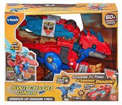 Switch & Go Dinos Armour Up Dragon T-Rex
