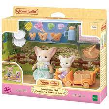 Sylv Sunny Picnic Set Fennec Fox Sister & Baby