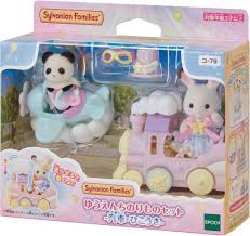 Sylvanian Families Amusement Park Set with Plane and Train