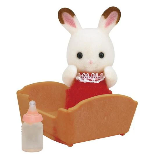 Sylvanian Families Chocolate Rabbit Baby Set