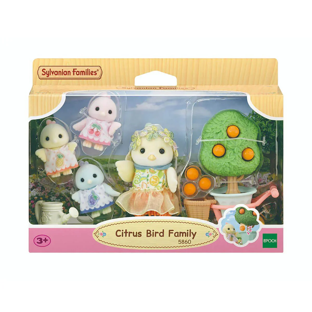 Sylvanian Families Citrus Bird Family