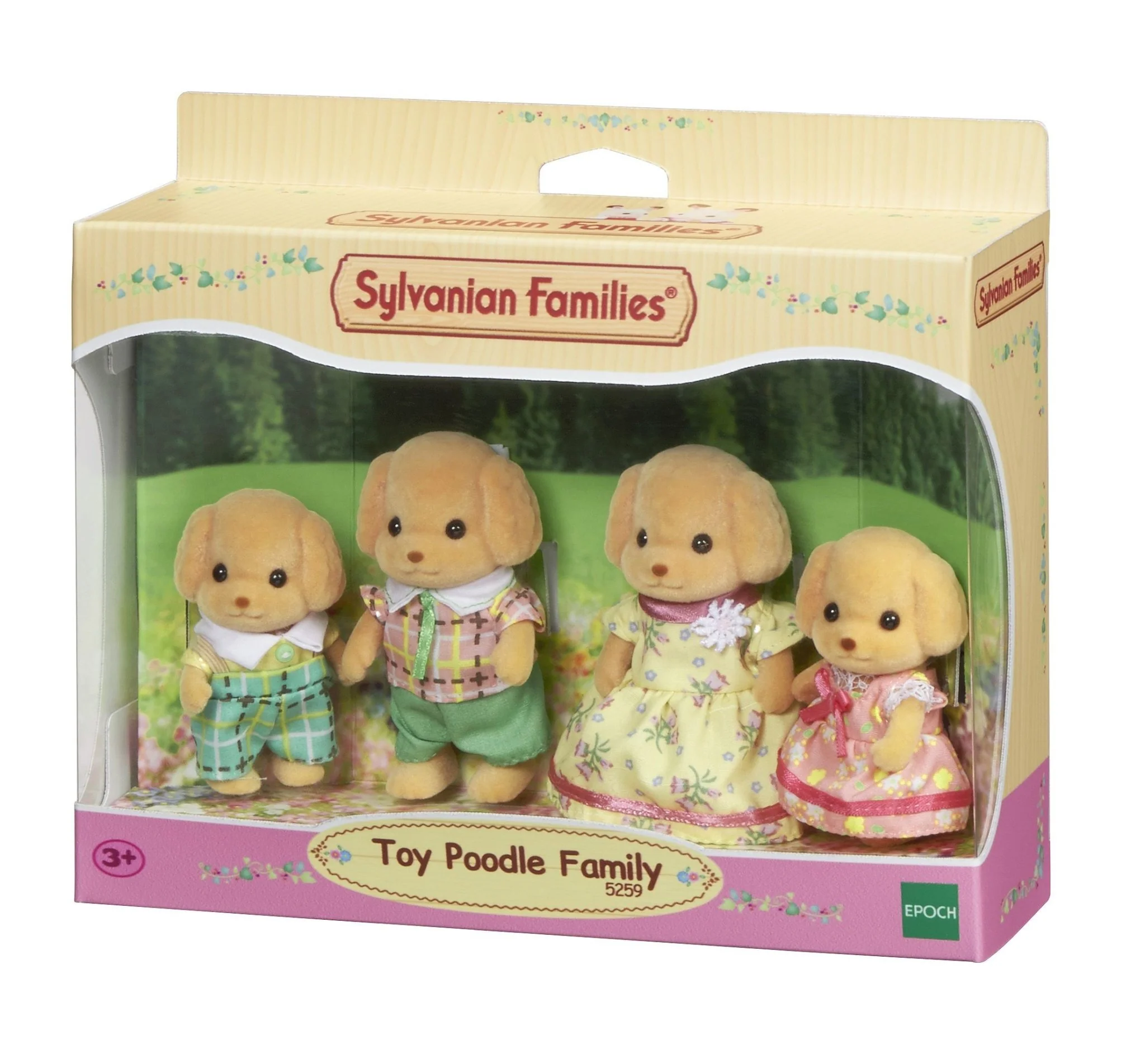 Sylvanian Families Toy Poodle Family