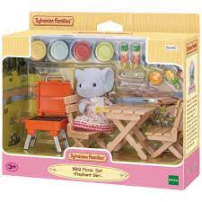 Sylvanians Bbq Picnic Set Elephant Girl