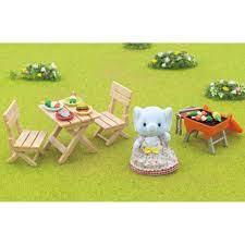 Sylvanians Bbq Picnic Set Elephant Girl - Image 2